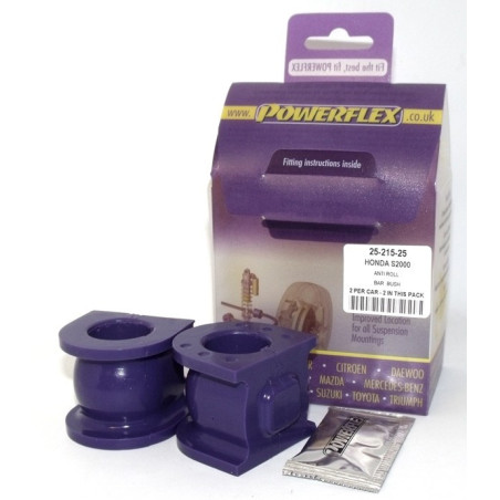 TRASERO BARRA ESTABILIZADORA SILENTBLOCK 25.4MM