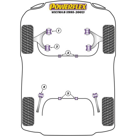 DELANTERO BARRA ESTABILIZADORA MONTAJE SILENTBLOCK 19.5MM