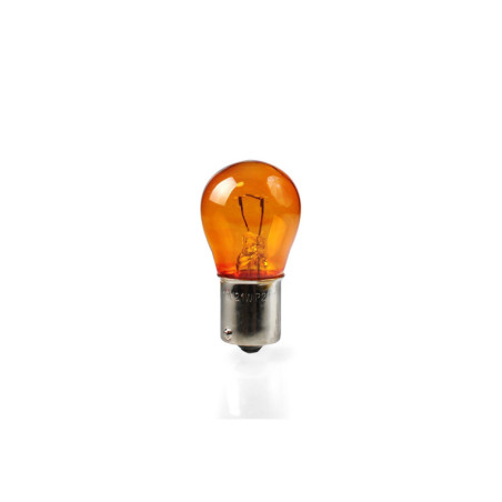 MTECH HALOGEN BULBS ORANGE 12V BA15S 21W BLISTER 10 UNITS