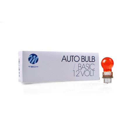 MTECH ORANGE BULBS 12V PY27W BLISTER 10 UNITS