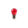 MTECH RED HALOGEN BULBS 12V BA15S 21W BLISTER 10 UNITS