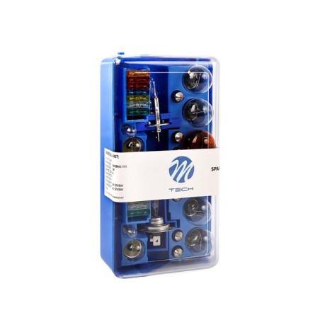 ESTUCHE DE LÁMPARAS M-TECH H1 + H7 12V