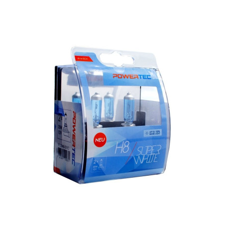 MTECH SUPER WHITE HALOGEN BULBS 12V H8 35W