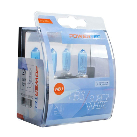 POWERTEC SUPERWHITE HB3 12V DUO