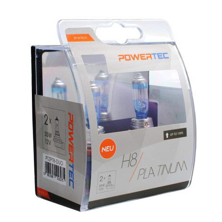 MTECH PLATINUM H8 12V 35W HALOGEN BULBS