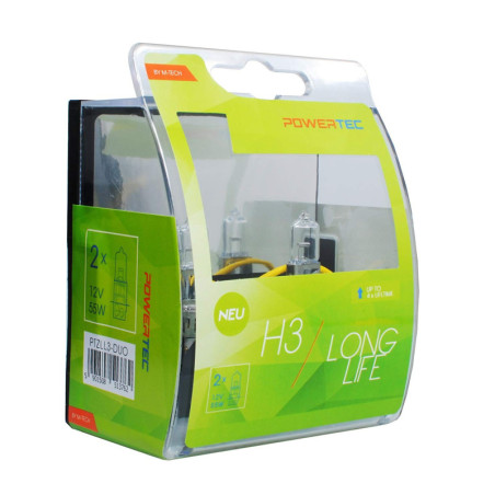 HALOGEN BULBS H3 MTECH 12V LONG LIFE
