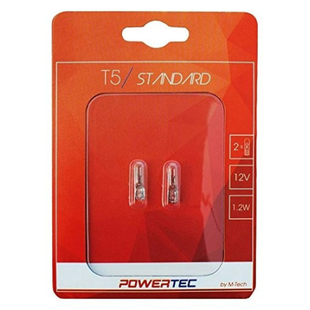 MTECH HALOGEN BULBS 12V T5 1.2W