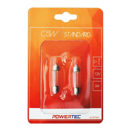 POWERTEC STANDARD W5W 5W W2,1X9,5D 12V BLISTER