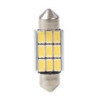 WHITE LED BULBS CEILING 36MM 12V C5W/C10W