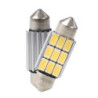 WHITE LED BULBS CEILING 36MM 12V C5W/C10W
