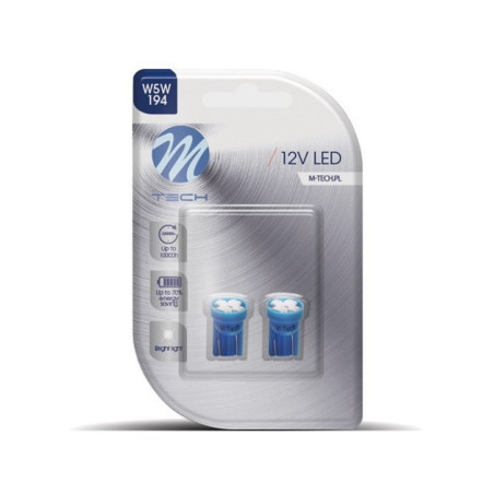 BLISTER 2X LED L017W - W5W 4XSMD3528 BLANCO