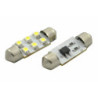 WHITE SMD LED BULBS CEILING 36MM 12V C5W