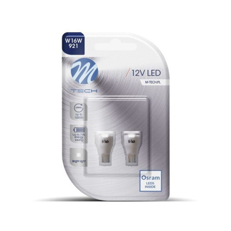 BLISTER 2X LED L111W - T15 W16W 7XSMD2835 BLANCO