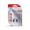 BLISTER 2X LED L915B - W5W 1W HP 24V AZUL