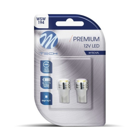 BLISTER 2X LED L014W - W5W HP BLANCO