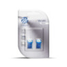 BLISTER 2X LED L017B - W5W 4XSMD3528 AZUL