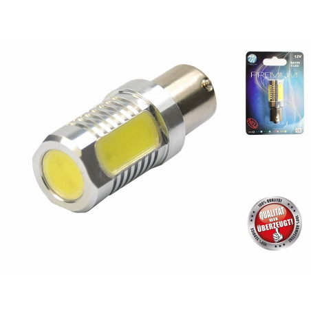 BOMBILLA LED BLANCA 12V R10W BA15S
