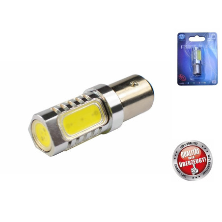 BOMBILLA LED BLANCO 12V P21/5W BAY15D