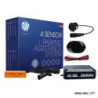 SENSORES DE APARCAMIENTO CP6 ZUMBADOR + CONECTORES - NEGRO