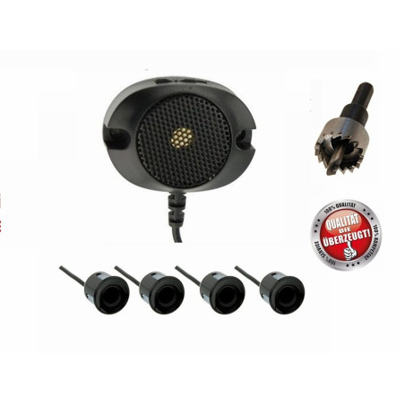 SENSORES DE APARCAMIENTO CP7 ZUMBADOR- NEGRO