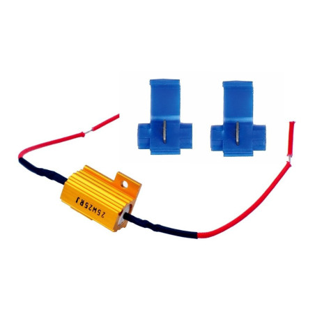 WIRING AND RESISTANCE 25W/25OHM M-TECH