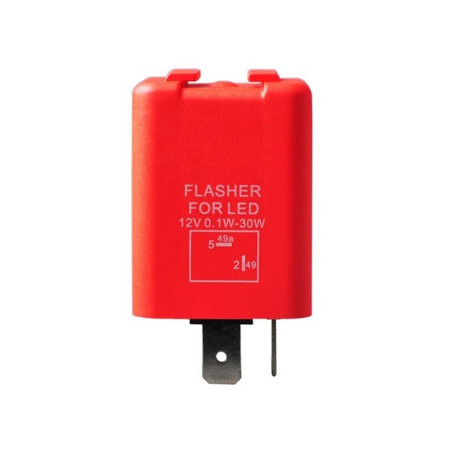 RELAY FOR LED FLASHER RED FLL007. 12V. 2P M-TECH RE107