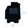 ALFOMBRA A MEDIDA OCC RENAULT MEGANE II M 3/5-DOOR 2002-12/2008 NEGRO