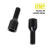 OMP SPEED JUEGO DE 4 TORNILLOS ALLEN M12X1.25 CONICO LARGO 26MM LLAVE 17/19 COLOR NEGRO DIN 10.9