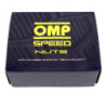 OMP SPEED JUEGO DE 20 TUERCAS DE ALUMINIO M12X1.25 LLAVE DE 19 LARGO 40MM COLOR GRIS DE ALUMINIO 7075
