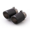 SET OF 2 REMUS 84MM ANGLED CARBON TAILS