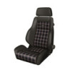 RECARO CLASSIC LINE LS BLACK LEATHER SEAT / KARO
