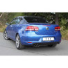 VW EOS 1F - FACELIFT SILENCIOSO TRASERO ON ONE SIDE - 2X80 TYPE