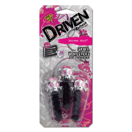 AIR FRESHENER DRIVEN STICKS SKULL GIRL