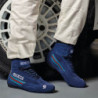 BOTINES TOP TALLA 37 AZUL MARINO MARTINI-R