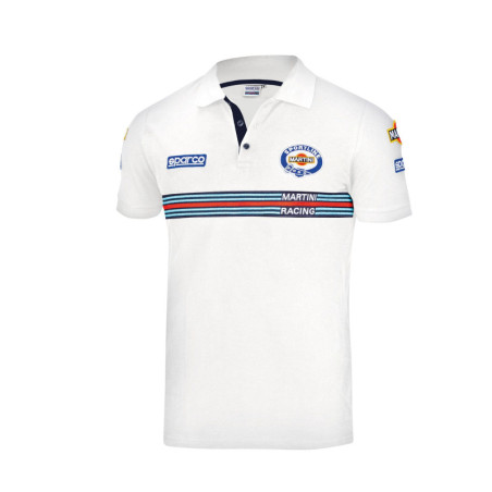 POLO REPLICA MARTINI-R TALLA XL BLANCO