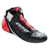 OMP ONE EVO XR FIA 8856-2018 SHOES BLACK/SILVER/RED SIZE 40