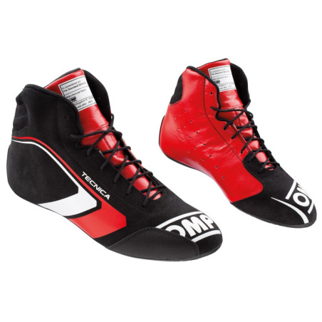OMP TECHNICAL FIA SHOES 8856-2018 BLACK/RED SIZE 47