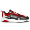BOTINES S-LANE T 40 NEGRO/ROJO