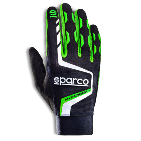 GUANTES HYPERGRIP+ T 10 NEGRO/VERDE