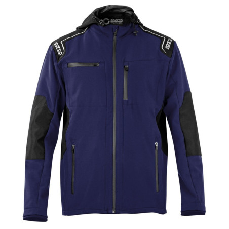 CHAQUETA SOFT SHELL AZUL MARINO T XL