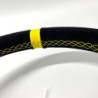 Semi-displaced steering wheel suede black arms | OCC Sport