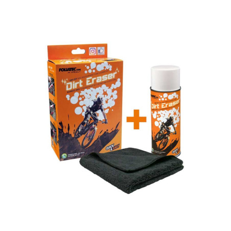 FOLIATEC.COM DIRT ERASER DIRT-OFF FOAM JUEGO DE LIMPIEZA PARA BICICLETAS Y EQUIPOS