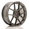 JAPAN RACING JR30 RIM 17X7 ET 35 5X120 CB 72.6 POLISHED GRAY