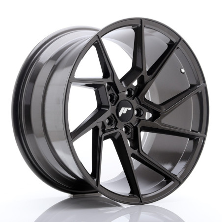 LLANTA JAPAN RACING JR33 20X10,5 ET 30 5X120 CB 72,6 GRIS PULIDO