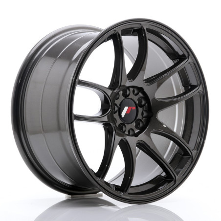 JAPAN RACING RIM JR29 17X9 ET 35 5X100 5X114.3 CB 67.1 POLISHED GRAY