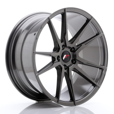 LLANTA JAPAN RACING JR21 20X10 ET 40 5X112 CB 66,6 GRIS PULIDO