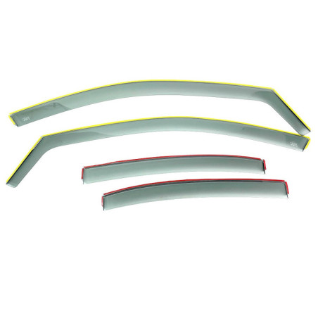 DEFLECTOR DGA 22113FR 4 PCS FRONT & REAR INTERIOR