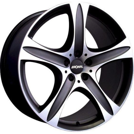 RIM RONAL R55 SUV 9.0X19 ET55 112X5 76 MATT BLACK