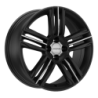 RIM RONAL R57 7.5X18 ET35 4x100 68 MATT BLACK