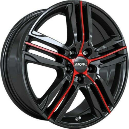 LLANTA RONAL R57 MCR 7.5X18 ET24 108X4 76 NEGRO-ROJO